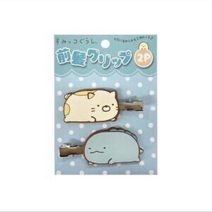 San-X Sumikkogurashi Hair Bangs Clips Neko Chubby Cat Tokage Dinosaur Kawaii